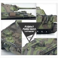 Trumpeter 13523 | Academy 1/35 German Panther Ausf. G Tank Scaled Plastic Model Kit 8 Trumpeter 13523 | Academy 1/35 German Panther Ausf. G Tank Scaled Plastic Model Kit -Outlet Crafted Scale Store ACA 13523 03 1200x800 1