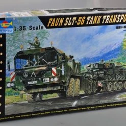 00203 | Trumpeter 1/35 German Faun SLT-56 Tank Transporter Truck Scaled Plastic Model Kit -Outlet Crafted Scale Store TRU 00203 57 1200x800 1