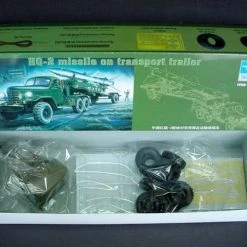 00205 | Trumpeter 1/35 HQ-2 Missile W/ Transport Trailer & Truck Scaled Plastic Model Kit -Outlet Crafted Scale Store TRU 00205 53 1200x800 1