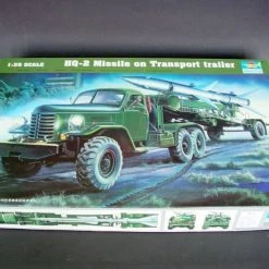 00205 | Trumpeter 1/35 HQ-2 Missile W/ Transport Trailer & Truck Scaled Plastic Model Kit -Outlet Crafted Scale Store TRU 00205 55 1200x800 1