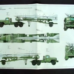 00205 | Trumpeter 1/35 HQ-2 Missile W/ Transport Trailer & Truck Scaled Plastic Model Kit -Outlet Crafted Scale Store TRU 00205 67 1200x800 1
