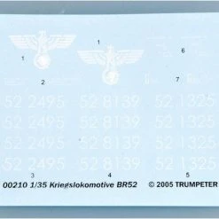 00210 | Trumpeter 1/35 Baureihe 52 Mit Steifrahmentender Locomotive Scaled Plastic Model Kit -Outlet Crafted Scale Store TRU 00210 53 1200x800 1