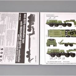 00211 | Trumpeter 1/35 MAZ-537G Truck W/ MAZ/ChMZAP-5247G Semitrailer Scaled Plastic Model Kit -Outlet Crafted Scale Store TRU 00211 64 1200x800 1