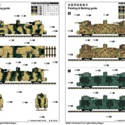 00222 | Trumpeter 1/35 Soviet PL-37 Light Artillery Wagon Armoured Train Scaled Plastic Model Kit -Outlet Crafted Scale Store TRU 00222 57 1200x800 1