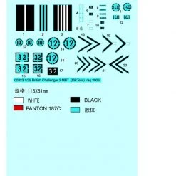 00323 | Trumpeter 1/35 British Challenger 2 (Iraq 2003) Main Battle Tank Scaled Plastic Model Kit -Outlet Crafted Scale Store TRU 00323 55 1200x800 1