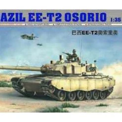 00333 | Trumpeter 1/35 Brazil EE-T2 Osorio Tank Scaled Plastic Model Kit -Outlet Crafted Scale Store TRU 00333 57 1200x800 1