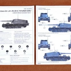 00350 | Trumpeter 1/35 German 12.8cm Selbstfahrlafette L/61 Self-Propelled Scaled Plastic Model Kit -Outlet Crafted Scale Store TRU 00350 53 1200x800 1