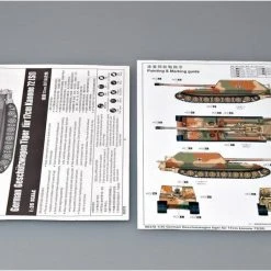 00378 | Trumpeter 1/35 German Geschutzwagen Tiger Fur 17cm Kanone 72 (sf) Self-Propelled Gun Scaled Plastic Model Kit -Outlet Crafted Scale Store TRU 00378 03 1200x800 1