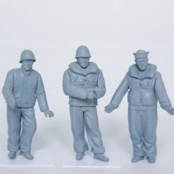 00408 | Trumpeter 1/35 USN WWII LCN Crew Scaled Plastic Model Kit -Outlet Crafted Scale Store TRU 00408 56 1200x800 1