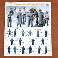00409 | Trumpeter 1/35 German Artillery (Morser Karl) Crew Scaled Plastic Model Kit -Outlet Crafted Scale Store TRU 00409 55 1200x800 1