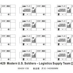00429 | Trumpeter 1/35 US Modern Soldiers (Logistics Supply Team) Scaled Plastic Model Kit -Outlet Crafted Scale Store TRU 00429 54 1200x800 1