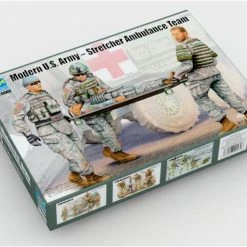 00430 | Trumpeter 1/35 Modern U.S. Army Stretcher Ambulance Team Scaled Plastic Model Kit -Outlet Crafted Scale Store TRU 00430 52 1200x800 1