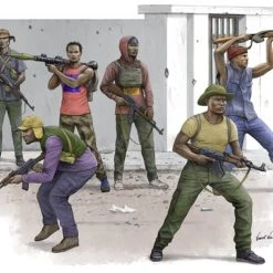 00438 | Trumpeter 1/35 African Freedom Fighter Scaled Plastic Model Kit -Outlet Crafted Scale Store TRU 00438 51 1200x800 1