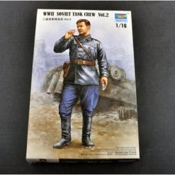00702 | Trumpeter 1/16 Soviet WWII Tank Crewman Vol.2 Scaled Plastic Model Kit -Outlet Crafted Scale Store TRU 00702 02 1200x800 1