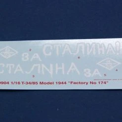 00902 | Trumpeter 1/16 Soviet 1944 T-34/85 No.183 Tank Scaled Plastic Model Kit -Outlet Crafted Scale Store TRU 00902 53 1200x800 1