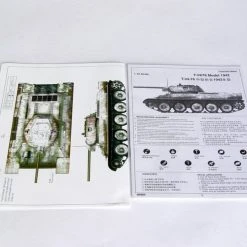 00905 | Trumpeter 1/16 Soviet 1942 T-34/76 Model Tank Scaled Plastic Model Kit -Outlet Crafted Scale Store TRU 00905 54 1200x800 1