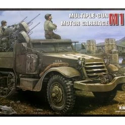 00911 | Trumpeter 1/16 M16 Multiple Gun Motor Carriage Half-Track Scaled Plastic Model Kit