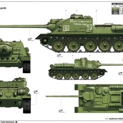 00915 | Trumpeter 1/16 Soviet SU-100 Tank Destroyer Scaled Plastic Model Kit -Outlet Crafted Scale Store TRU 00915 54 1200x800 1