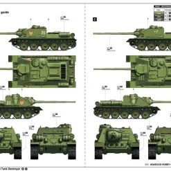 00915 | Trumpeter 1/16 Soviet SU-100 Tank Destroyer Scaled Plastic Model Kit -Outlet Crafted Scale Store TRU 00915 55 1200x800 1