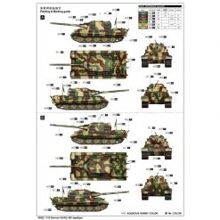 00923 | Trumpeter 1/16 German Sd.Kfz.186 Jagdtiger Tank Scaled Plastic Model Kit -Outlet Crafted Scale Store TRU 00923 03 1200x800 1
