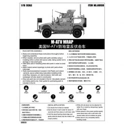 00930 | Trumpeter 1/16 U.S. M-ATV MRAP Scaled Plastic Model Kit -Outlet Crafted Scale Store TRU 00930 60 1200x800 1