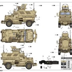 00931 | Trumpeter 1/16 U.S. MaxxPro MRAP Scaled Plastic Model Kit -Outlet Crafted Scale Store TRU 00931 54 1200x800 1