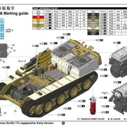 00934 | Trumpeter 1/16 German Sd.Kfz 173 Jagdpanther Early Version Scaled Plastic Model Kit 13 00934 | Trumpeter 1/16 German Sd.Kfz 173 Jagdpanther Early Version Scaled Plastic Model Kit -Outlet Crafted Scale Store TRU 00934 5 1200x800 1