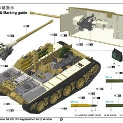 00934 | Trumpeter 1/16 German Sd.Kfz 173 Jagdpanther Early Version Scaled Plastic Model Kit 14 00934 | Trumpeter 1/16 German Sd.Kfz 173 Jagdpanther Early Version Scaled Plastic Model Kit -Outlet Crafted Scale Store TRU 00934 6 1200x800 1