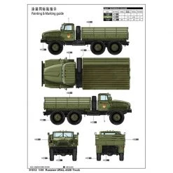 01012 | Trumpeter 1/35 Russian 6x6 URAL-4320 Truck Scaled Plastic Model Kit -Outlet Crafted Scale Store TRU 01012 56 1200x800 1