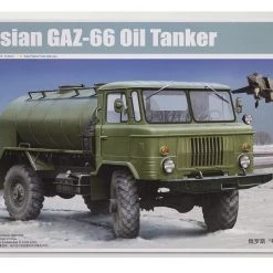 01018 | Trumpeter 1/35 Russian GAZ-66 Oil Tanker Truck Scaled Plastic Model Kit