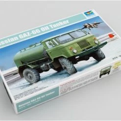 01018 | Trumpeter 1/35 Russian GAZ-66 Oil Tanker Truck Scaled Plastic Model Kit -Outlet Crafted Scale Store TRU 01018 61 1200x800 1
