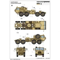 01021 | Trumpeter 1/35 HEMTT M983 Truck Scaled Plastic Model Kit -Outlet Crafted Scale Store TRU 01021 53 1200x800 1