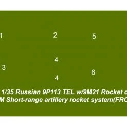 01025 | Trumpeter 1/35 Russian 9P113 TEL W/ 9M21 Of 9K52 Luna-M Short Range Artillery Truck Scaled Plastic Model Kit -Outlet Crafted Scale Store TRU 01025 55 1200x800 1