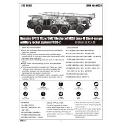01025 | Trumpeter 1/35 Russian 9P113 TEL W/ 9M21 Of 9K52 Luna-M Short Range Artillery Truck Scaled Plastic Model Kit -Outlet Crafted Scale Store TRU 01025 68 1200x800 1