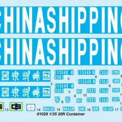 01029 | Trumpeter 1/35 20ft Shipping Container Scaled Plastic Model Kit -Outlet Crafted Scale Store TRU 01029 53 1200x800 1