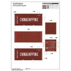 01029 | Trumpeter 1/35 20ft Shipping Container Scaled Plastic Model Kit -Outlet Crafted Scale Store TRU 01029 54 1200x800 1