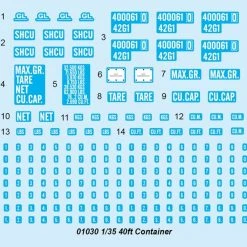 01030 | Trumpeter 1/35 40ft Shipping Container Scaled Plastic Model Kit -Outlet Crafted Scale Store TRU 01030 52 1200x800 1