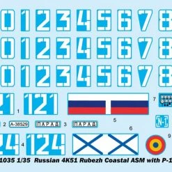 01035 | Trumpeter 1/35 Russian 4K51 Rubezh Coastal ASM W/ P-15 Scaled Plastic Model Kit -Outlet Crafted Scale Store TRU 01035 53 1200x800 1