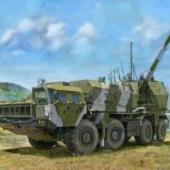 01036 | Trumpeter 1/35 Russian 130mm Coastal Defense Gun A-222 Bereg Artillery Truck Scaled Plastic Model Kit -Outlet Crafted Scale Store TRU 01036 51 1200x800 1