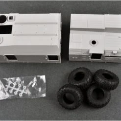 01036 | Trumpeter 1/35 Russian 130mm Coastal Defense Gun A-222 Bereg Artillery Truck Scaled Plastic Model Kit -Outlet Crafted Scale Store TRU 01036 58 1200x800 1