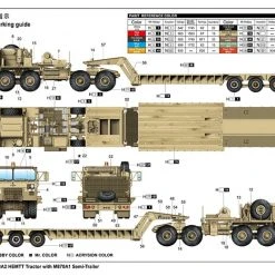 01055 | Trumpeter 1/35 M983A2 HEMTT W/ M870A1 Semi-Trailer Truck Scaled Plastic Model Kit -Outlet Crafted Scale Store TRU 01055 04 1200x800 1