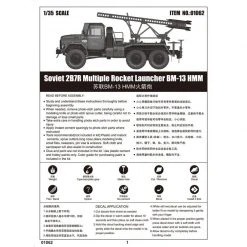 01062 | Trumpeter 1/35 Soviet BM-13 HMM 2B7R Multiple Rocket Launcher Truck Scaled Plastic Model Kit -Outlet Crafted Scale Store TRU 01062 05 1200x800 1