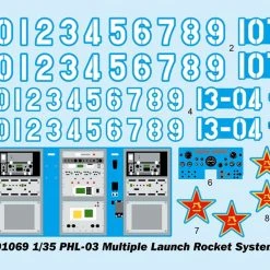 01069 | Trumpeter 1/35 PHL-03 Multiple Rocket System Scaled Plastic Model Kit -Outlet Crafted Scale Store TRU 01069 05 1200x800 1