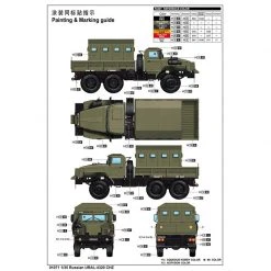 01071 | Trumpeter 1/35 Russian URAL-4320 CHZ Truck Scaled Plastic Model Kit
