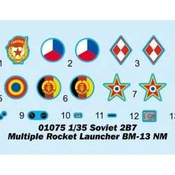 01075 | Trumpeter 1/35 Soviet 2B7 Multiple Rocket Launcher BM-13 NM Scaled Plastic Model Kit -Outlet Crafted Scale Store TRU 01075 02 1200x800 1
