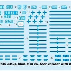 01076 | Trumpeter 1/35 3M24 Club-K In 20 Feet Variant With KH-35UE Scaled Plastic Model Kit -Outlet Crafted Scale Store TRU 01076 04 1200x800 1