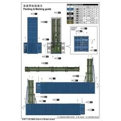 01077 | Trumpeter 1:35 3M-54 Club-K 40-Foot Container Missile Launch System Scaled Plastic Model Kit -Outlet Crafted Scale Store TRU 01077 03 1200x800 1