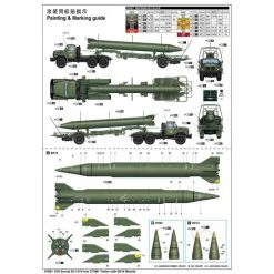 01081 | Trumpeter 1/35 Soviet Zil-131V Tow 2T3M1 Trailer With 8K14 Missile Scaled Plastic Model Kit -Outlet Crafted Scale Store TRU 01081 02 1200x800 1