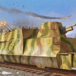 01511 | Trumpeter 1/35 German Kanonen Und Flakwagen Armoured Train Scaled Plastic Model Kit -Outlet Crafted Scale Store TRU 01511 51 1200x800 1