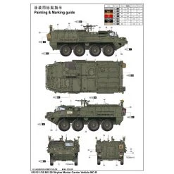 01512 | Trumpeter 1/35 M1129 Stryker Mortar Armoured Vehicle Scaled Plastic Model Kit -Outlet Crafted Scale Store TRU 01512 53 1200x800 1